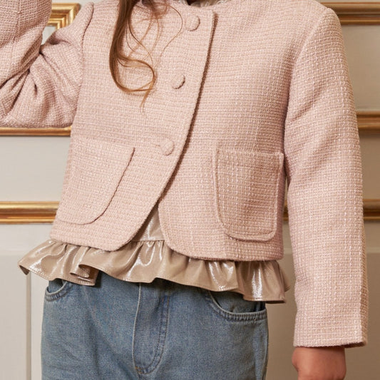 Rhea Tweed Jacket, Pink