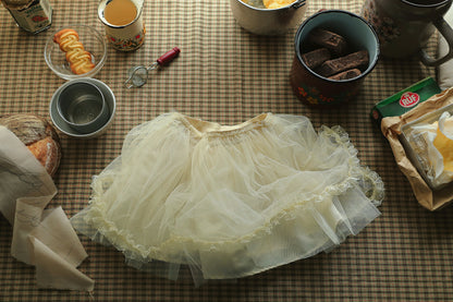 Lea Tulle Skirt, Cream