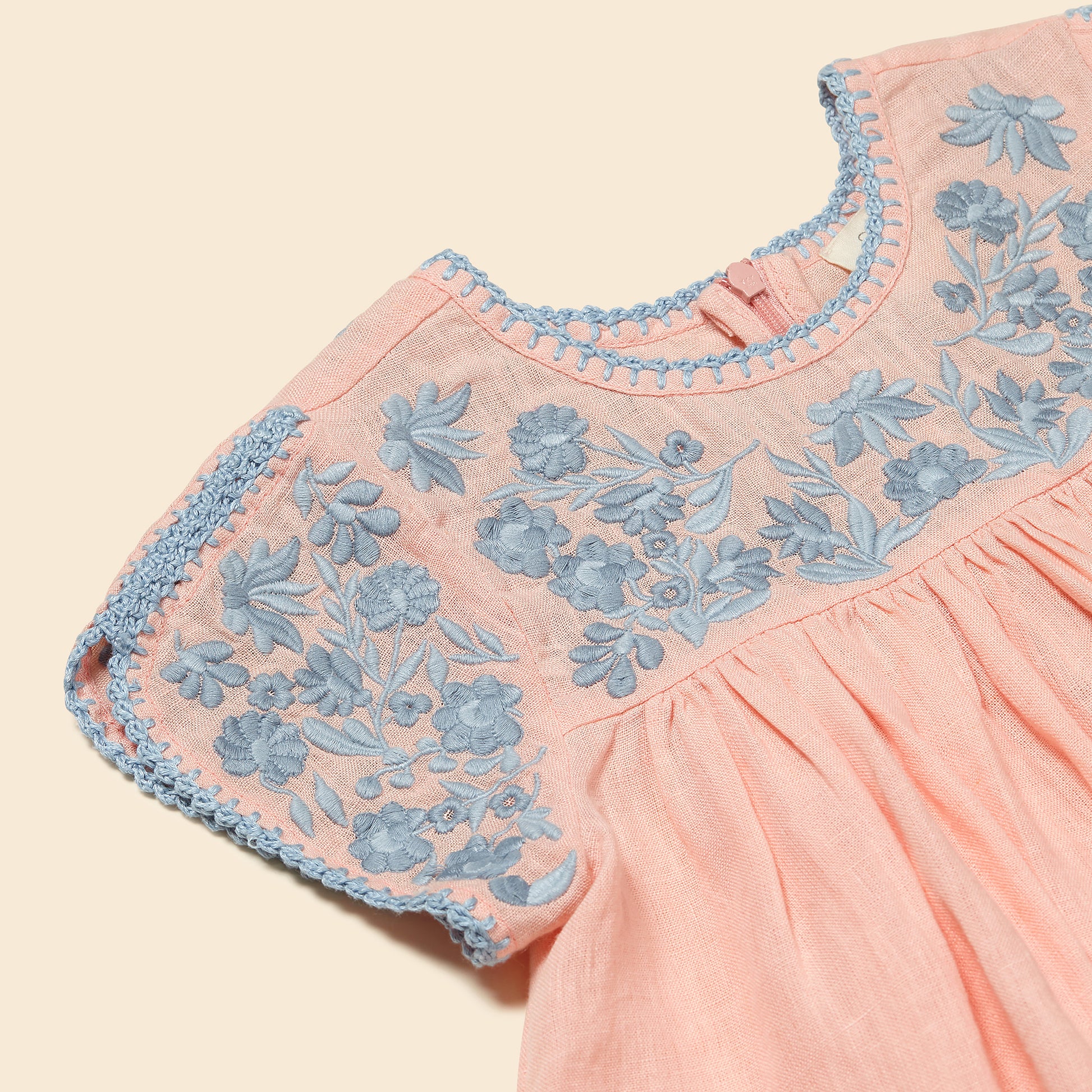 Stevie Dress, Pale Rose – blanchou