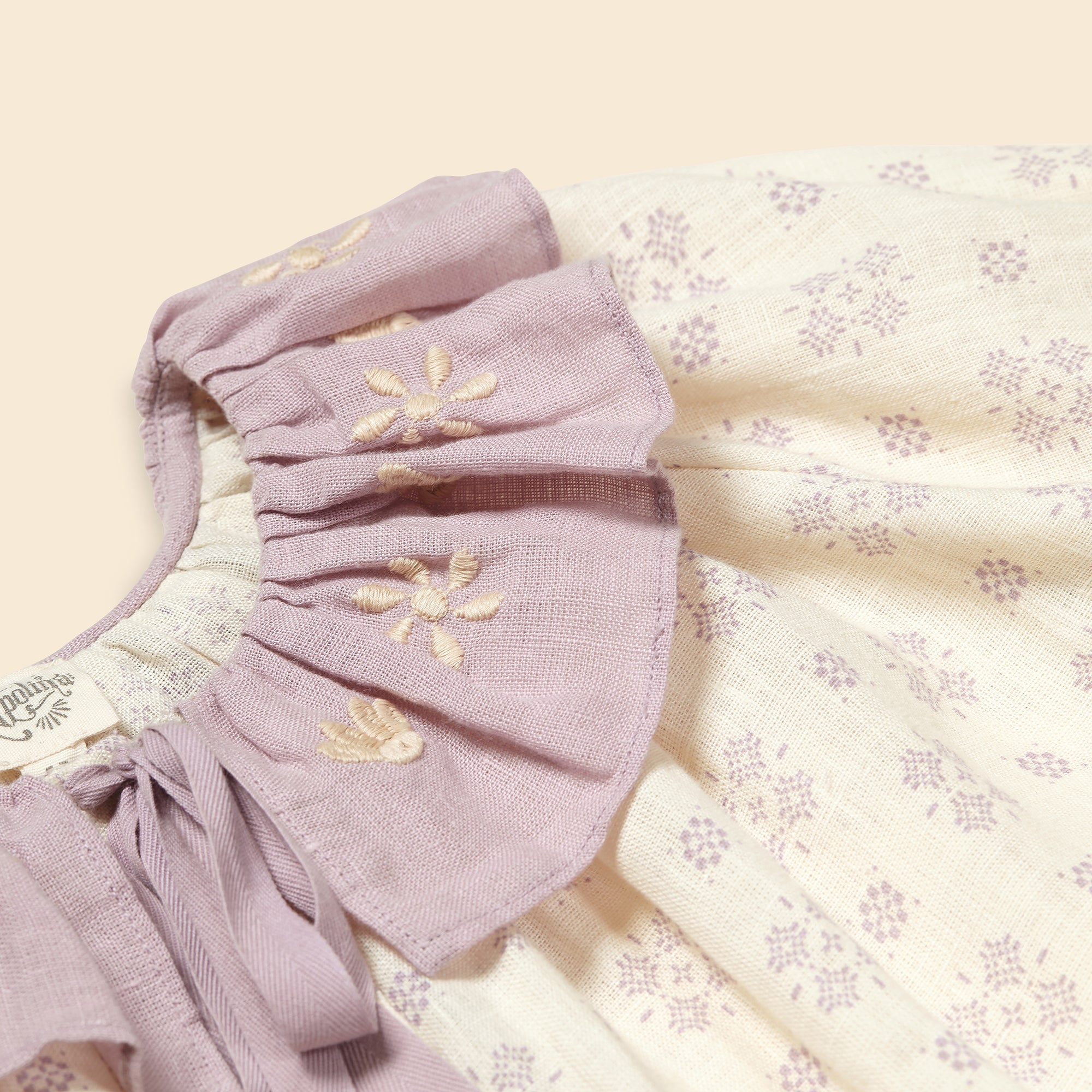 ワンピース ZABINA CORWEN CALICO MILK ZABINA CORWEN CALICO MILK