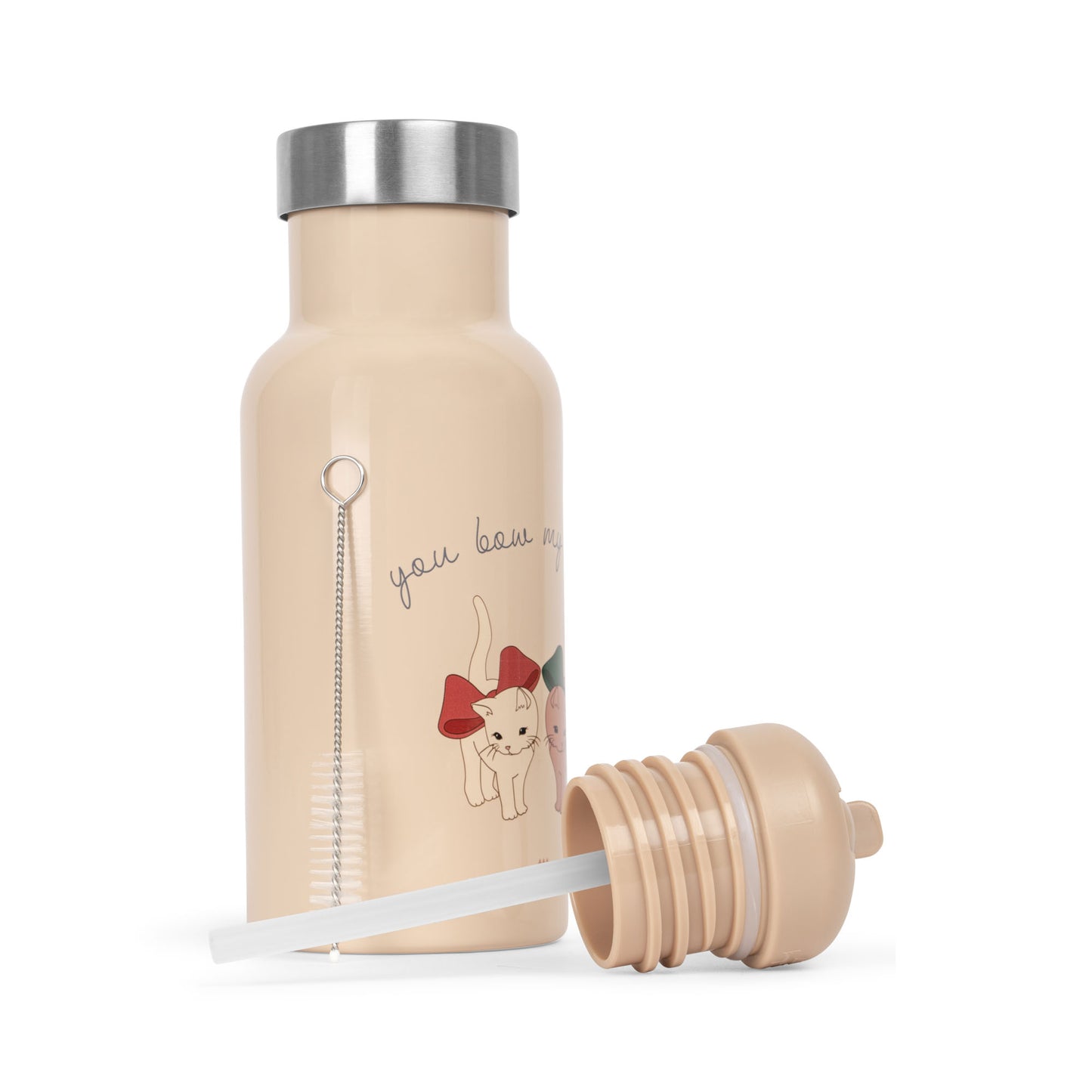 Thermo Bottle 350ml, Bow Kitty