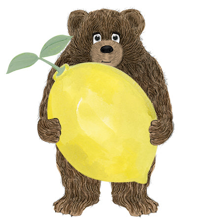Lemon Bear Birthday Card