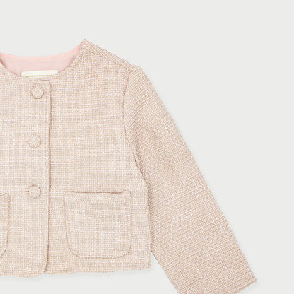Rhea Tweed Jacket, Pink