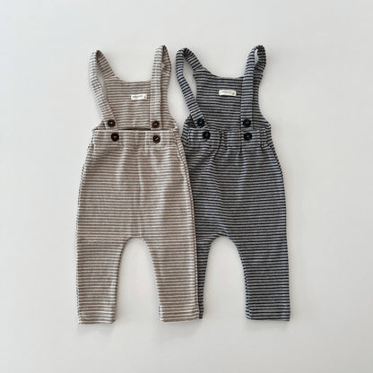 Striped Baby Overalls, 2 Colours