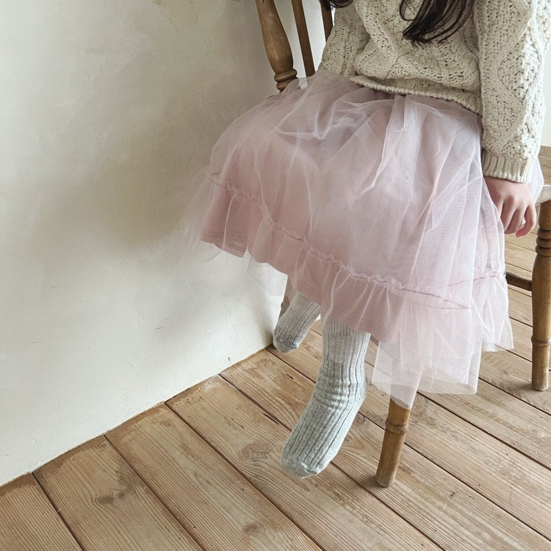 Lucia Tulle Dress, Dusty Rose