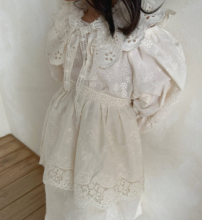 Marianne Dress, Cream (3-4Y)
